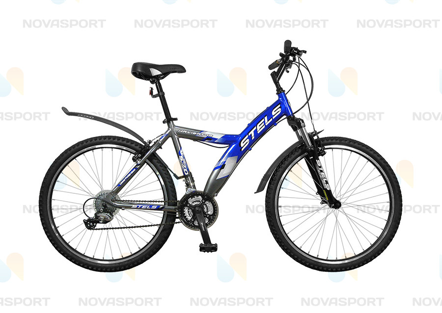 Велосипед Stels Navigator 570 (2014) Хром-Синий