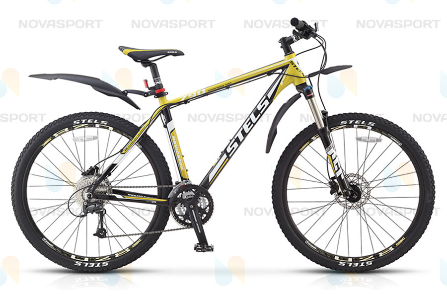 Велосипед Stels Navigator 790 Disc 27.5 (2014) Желтый/Черный/Белый