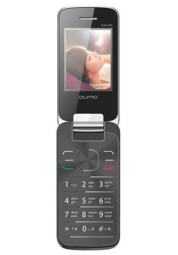 Мобильный телефон Qumo Push 246 Clamshell Black