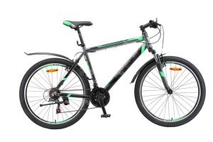 Велосипед Stels Navigator 600 V V020 Антрацитовый/Зеленый