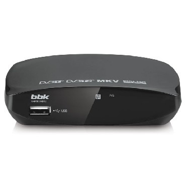 Цифровая тв приставка BBK SMP 002 HDT 2 темн. серый