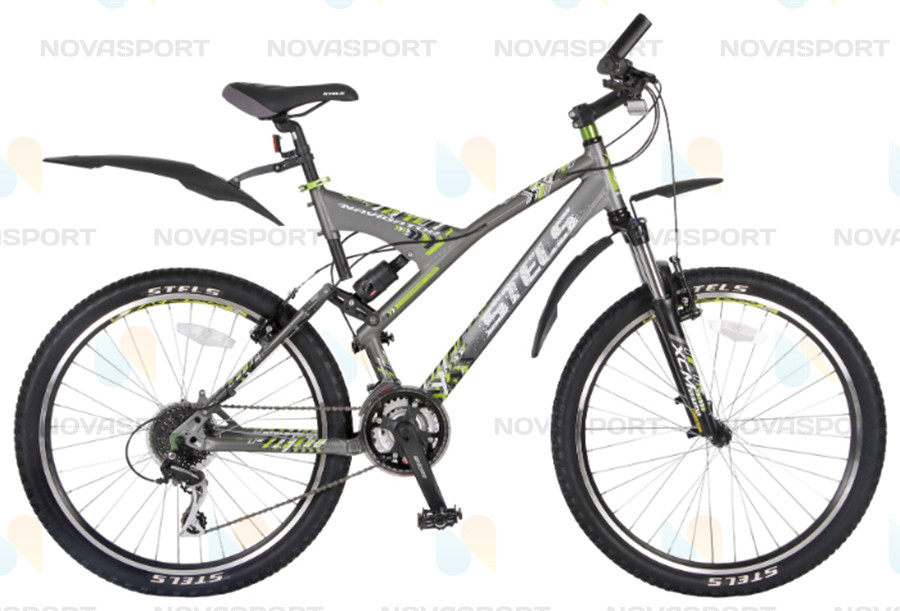 Велосипед Stels Navigator V 26 (2014) Серый-Черный