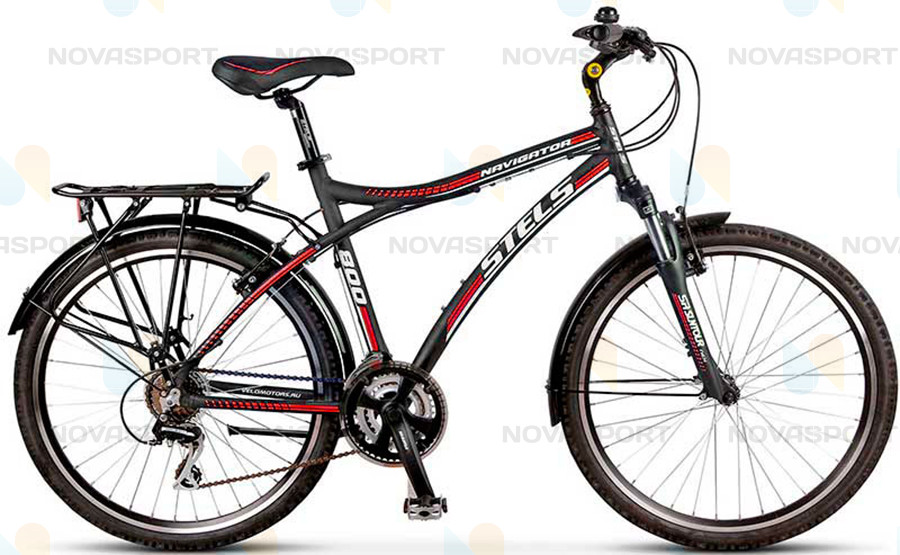 Велосипед Stels Navigator 800 V 26 (2015) Черный/Красный/Белый
