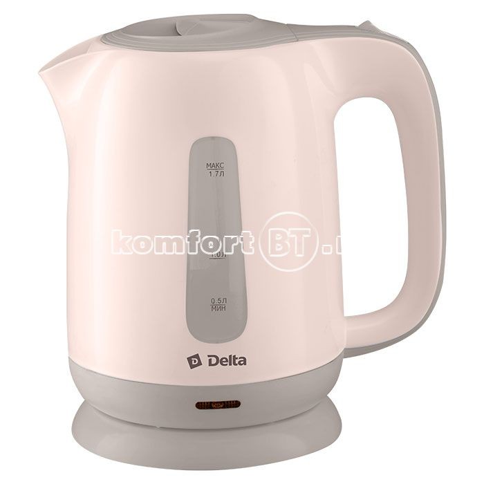 Чайник DELTA DL1001 бежсерый.