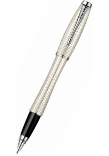 Перьевая ручка Parker Urban Premium F204 Pearl Metal Chiselled перо F