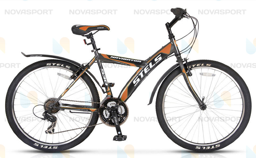 Велосипед Stels Navigator 530 V 26 (2016) Серый/Черный/Оранжевый