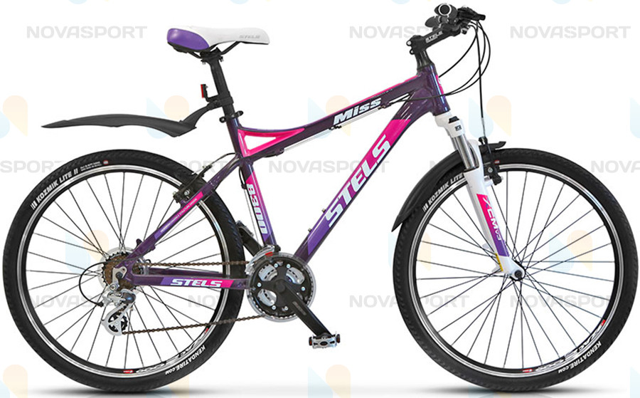 Велосипед Stels Miss 8300 V 26 (2015) Пурпурный/Розовый/Белый