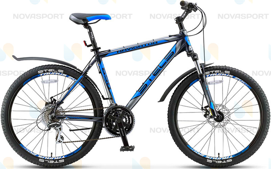 Велосипед Stels Navigator 650 MD 26 (2016) Темно-синий/Серебро/Синий