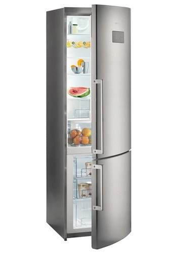 Холодильник с морозильником Gorenje NRK 6201 MX