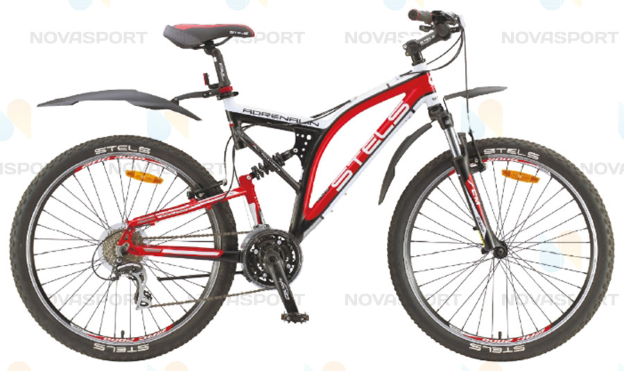 Велосипед Stels Adrenalin V 26 (2015) Черный/Белый/Красный
