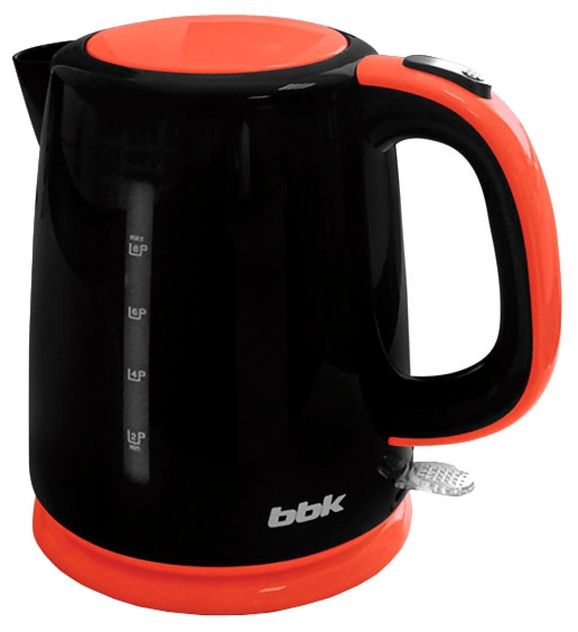 Чайник BBK EK1730P черный оранжевый