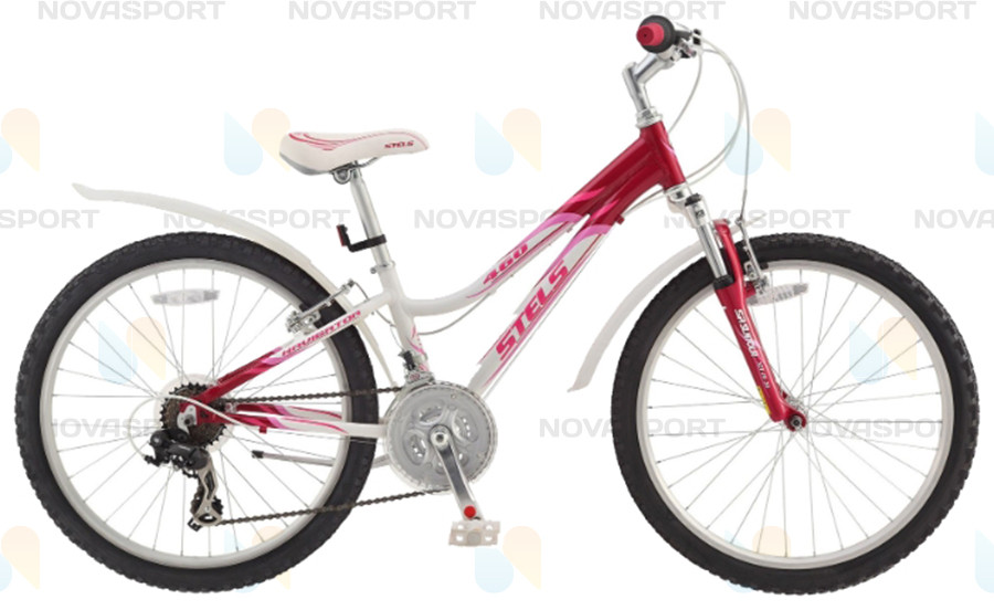 Велосипед Stels Navigator 460 V 24 (2015) Белый/Бордовый/Розовый
