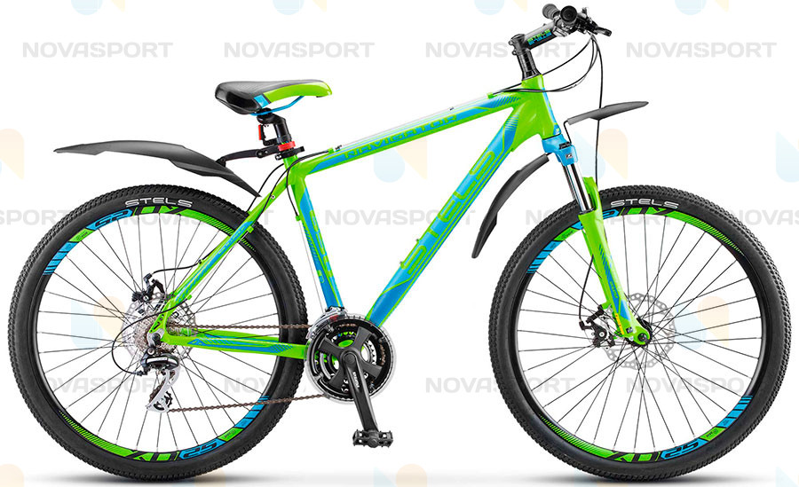 Велосипед Stels Navigator 650 MD 27.5 (2016) Зеленый/Голубой
