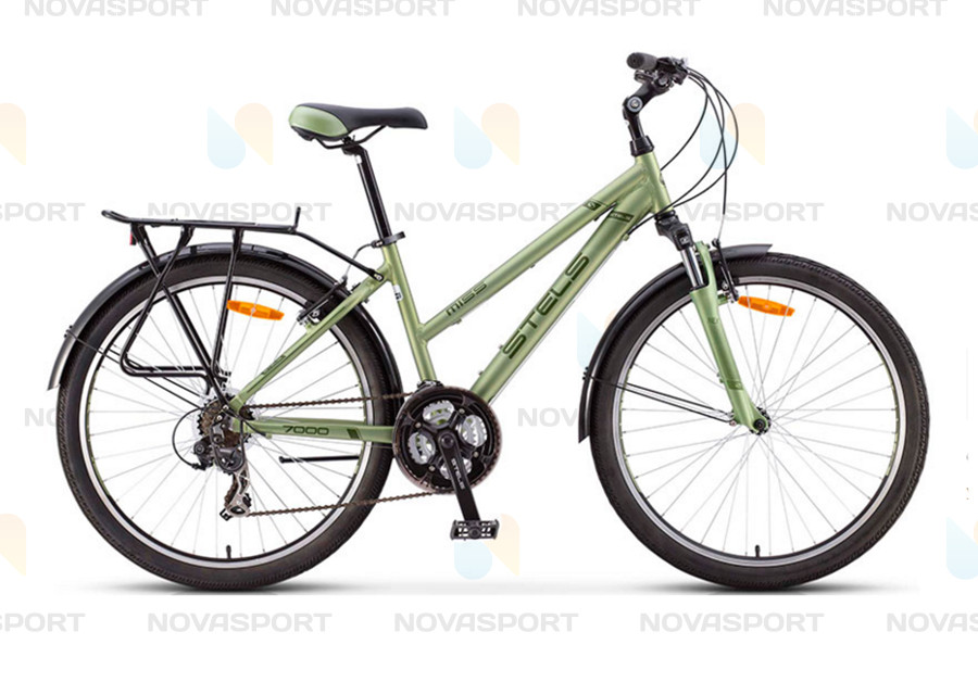 Велосипед Stels Miss 7000 V 26 (2016) Зеленый/Тёмно-зеленый