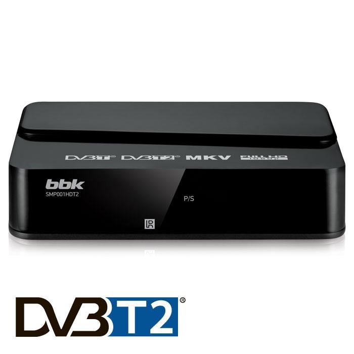 Цифровая тв приставка BBK SMP 001 HDT 2 черный