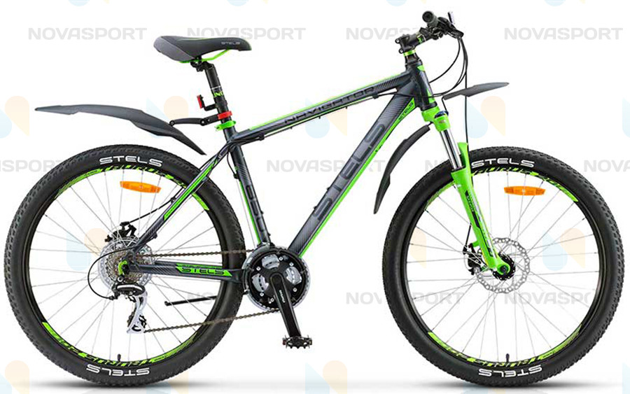 Велосипед Stels Navigator 850 MD 26 (2015) Черный/Зеленый/Темно-серый