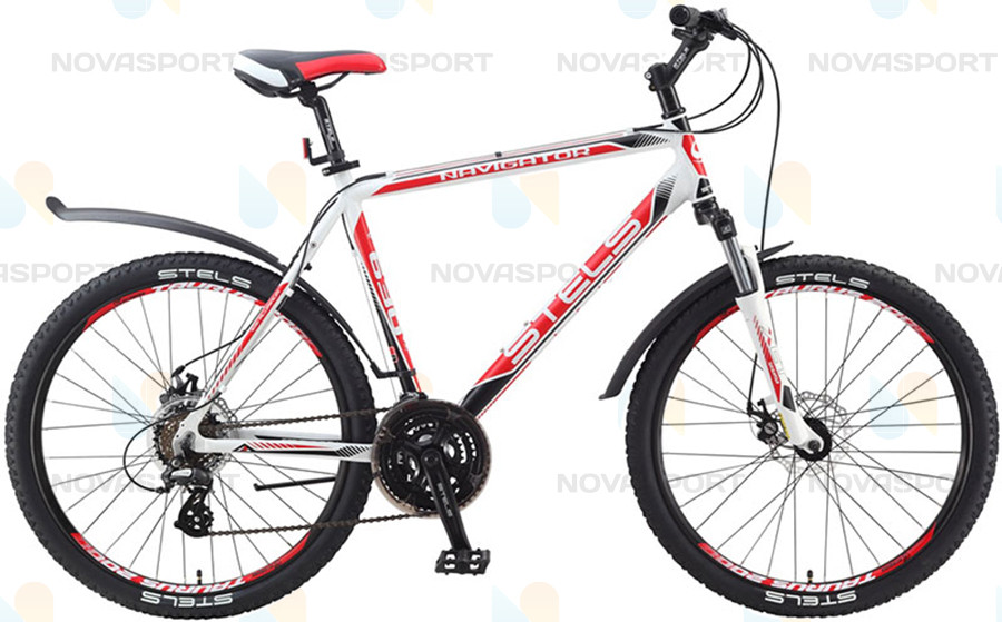 Велосипед Stels Navigator 630 MD Белый/Черный/Красный (2016)