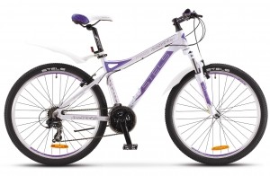 Велосипед Stels Miss-8500 V Белый/Пурпурный (2016)
