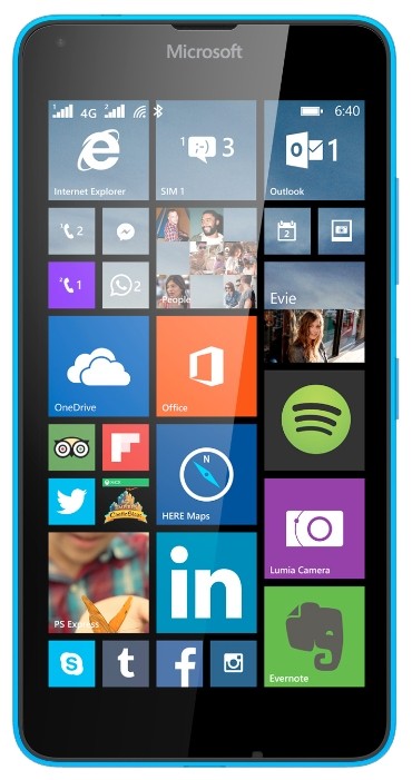 Смартфон Microsoft Lumia 640 Dual Sim LTE Black